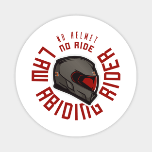 Law Abiding Rider Red Magnet